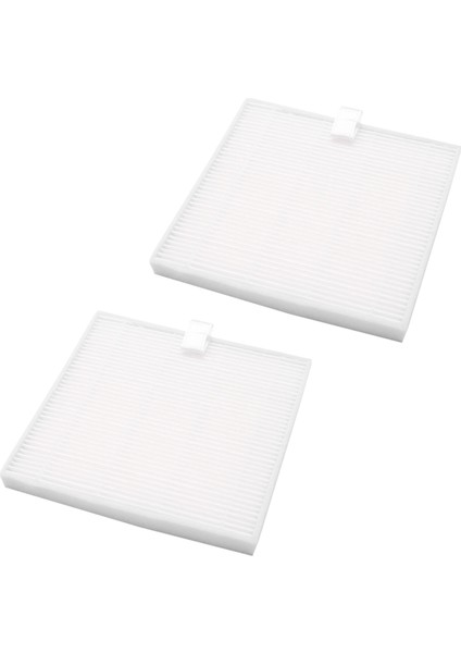 2pc Filtre Ekranı Ilıfe V8 V8S X750 X800 X785 V80 Robot Süpürücü (Beyaz+Siyah) (Yurt Dışından)