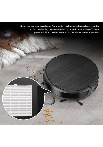 2pc Filtre Ekranı Ilıfe V8 V8S X750 X800 X785 V80 Robot Süpürücü (Beyaz+Siyah) (Yurt Dışından) modelleri