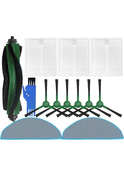 Ana Yan Fırçalar Mop Bezi Hepa Filtreleri Irobot Roomba Combo Essential Y0140/Y0110/Y0112 Robot Vakum Süpürge Parçaları (Yurt Dışından)