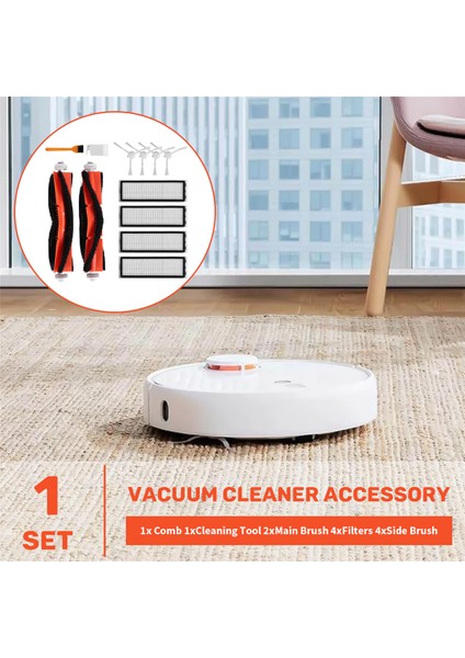 12PCS Mi Robot Vakum Süpürge Parçaları Mi Robot 1c 1t Vakum Süpürge Aksesuar Kiti Xiaomi Için (Yurt Dışından) fırsatları
