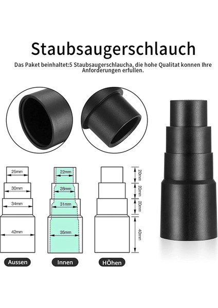 6 Adet Elektrikli Süpürge Adaptörü Evrensel Elektrikli Süpürge Adaptörü Vakum Hortumu Dönüştürücü Adaptörü Vakum Tüp Adaptörü (Yurt Dışından) modelleri