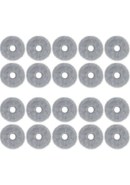 Dreame Bot L10 Prime / L10S Pro Robot Vakum Temizleyici Mop Bez Bezi Yedek Yedek Parçalar Için 20PCS (Yurt Dışından)