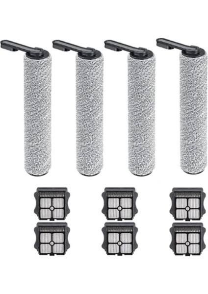 Tineco S5 / S5 Pro / S5 Pro 2 / S5 Mavi Kablosuz Islak Kuru Elektrikli Süpürge Için Fırça Silindiri ve Hepa Filtre Yedek (Yurt Dışından)