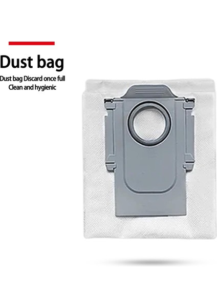 Roborock Qrevo Master / V20 / P10S Pro Vakum Süpürge Robot Silindir Yan Fırça Toz Çantası Için Ana Fırça Kapak Kiti Kiti (Yurt Dışından) modelleri