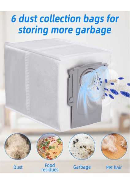 Roborock Q Revo Pro/q Revo S/q Revo Maxv Robot Vakum Parçaları Ana Yan Fırça Hepa Filtre Mop Bez Torbaları (Yurt Dışından) fırsatları