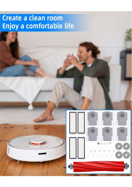 Roborock Q Revo Pro/q Revo S/q Revo Maxv Robot Vakum Parçaları Ana Yan Fırça Hepa Filtre Mop Bez Torbaları (Yurt Dışından) indirimleri