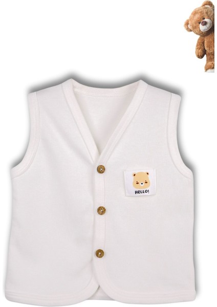 Bebek Yelek 3'lü Set %100 Organik Pamuk Yumuşak Doku Mevsimlik Unisex Yelek fiyatları