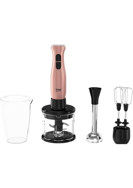 Renkli 1500W El Blender Seti, Çok Fonksiyonlu ve Hızlı Çalışan Mutfağınız Için