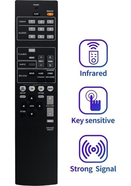 Praise6 RAV435 WW51070 Yamaha Ev Sineması Ses/video Alıcısı Için Uzaktan Kumandayı Değiştirin Htr-20 (Yurt Dışından) modelleri