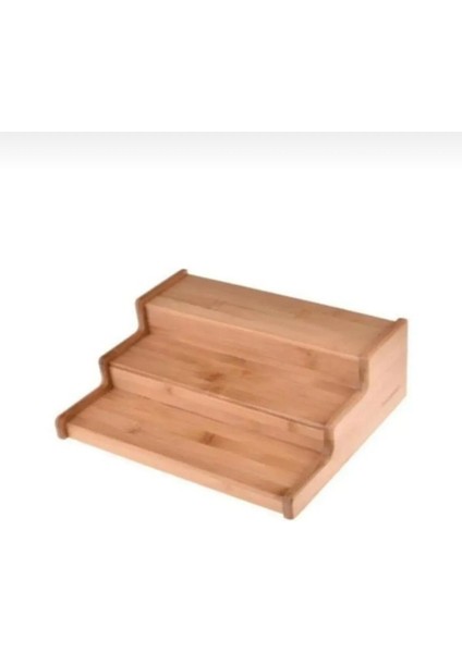 3 Katlı Bambu Baharatlık Düzenleyici, Şık ve Pratik Saklama Çözümü fiyatları