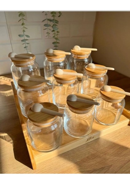 3 Katlı Bambu Baharatlık Düzenleyici, Şık ve Pratik Saklama Çözümü modelleri