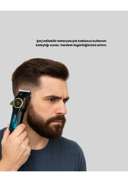 USB Typec Şarjlı Kablosuz/kablolu Erkek Tıraş Makinesi modelleri