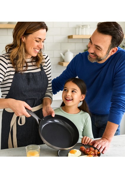 Venice Pro Noir 2’li Seramik Tava Seti – 26 cm & 30 Cm, Indüksiyon Uyumlu, Pfas’siz Yapışmaz Yüzey fırsatları