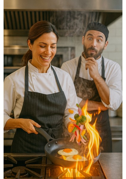 Venice Pro Noir 2’li Seramik Tava Seti – 26 cm & 30 Cm, Indüksiyon Uyumlu, Pfas’siz Yapışmaz Yüzey