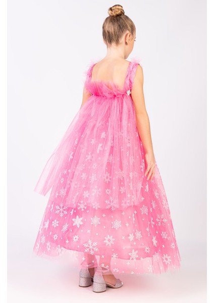 Kız Çocuk Beyaz Karlar Ülkesi Elsa Kostüm,doğum Günü,parti Elbisesi 3-10 Yaş modelleri