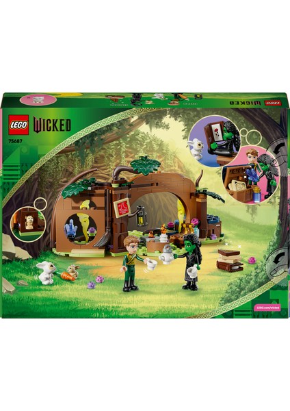 ® Wicked Elphaba’nın Sığınağı 75687 - 7 Yaş ve Üzeri Çocuklar Için Mini Bebek Içeren Yaratıcı Oyuncak Yapım Seti (228 Parça) modelleri