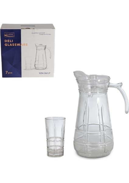Delısoga Su Takımı Dekorlu 7 Parça Yzh-36/l7