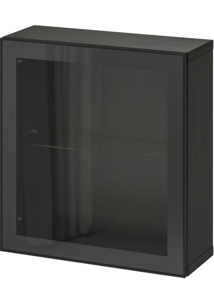 Duvar Dolabı, Venge-Siyah, 60X22X64 Cm, Glassvık
