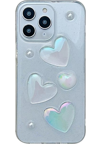 iPhone 15 Pro Için Aşk Tpu Kılıfı (Yurt Dışından)