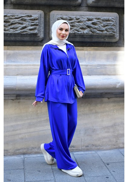 Kadın Alt Üst Takım | • 0ysho Kumaş | Günlük–ofis–kombin | %100 Pamuk Pantolon Bluz indirimleri