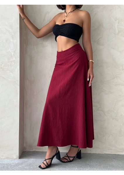 Uzun Astarlı Etek S255043