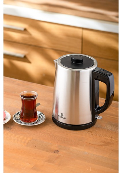 Gri Inox Çay Makinesi, Şık ve Pratik Çay Hazırlama Cihazı fırsatları