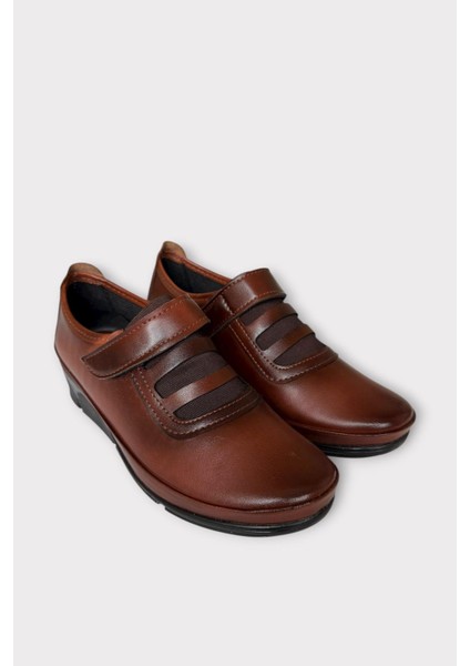 Cırtlı Ortopedik Anne Kadın Casual Ayakkabı Taba fırsatları