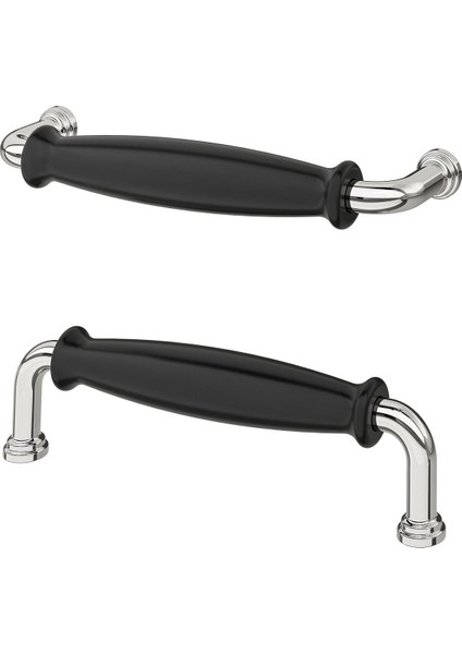 Kulp, Siyah-Krom Kaplama, 141 mm