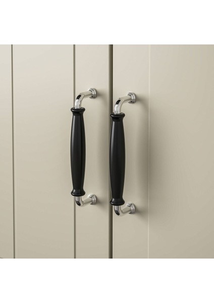 Kulp, Siyah-Krom Kaplama, 141 mm fırsatları