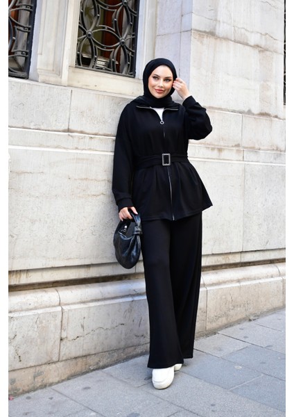 Kadın Alt Üst Takım | • 0ysho Kumaş | Günlük–ofis–kombin | %100 Pamuk Pantolon Bluz