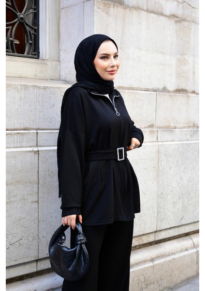 Kadın Alt Üst Takım | • 0ysho Kumaş | Günlük–ofis–kombin | %100 Pamuk Pantolon Bluz