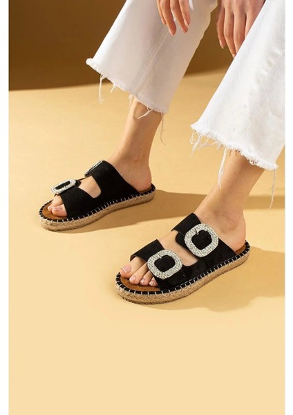 Hertas Siyah Nubuk Tokalı Terlik fiyatları