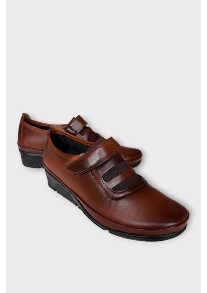 Cırtlı Ortopedik Anne Kadın Casual Ayakkabı Taba fiyatları