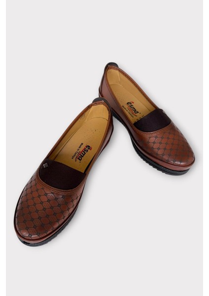Kadın Ortopedik Comfort Günlük Anne Casual Ayakkabı Taba modelleri