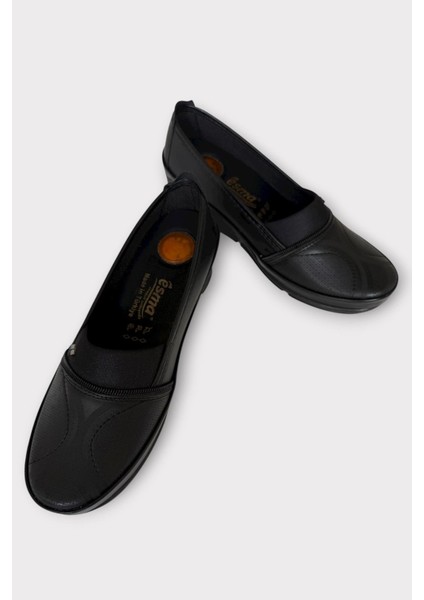 Kadın Kaydırmaz Taban Ortopedik Günlük Anne Ayakkabısı SİYAH - BEJ fırsatları