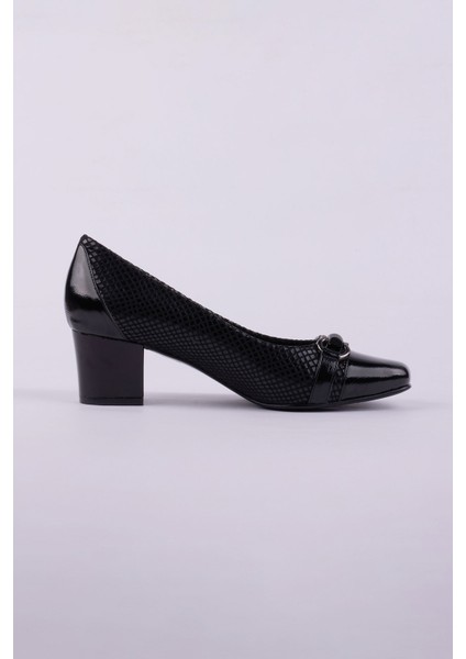 Hakiki Deri Kadın Topuklu Ayakkabı 25MHT62