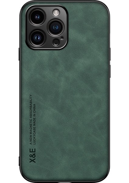 iPhone 15 Pro Max Için Manyetik Deri Arka Telefon Kılıfı (Yurt Dışından) fiyatları