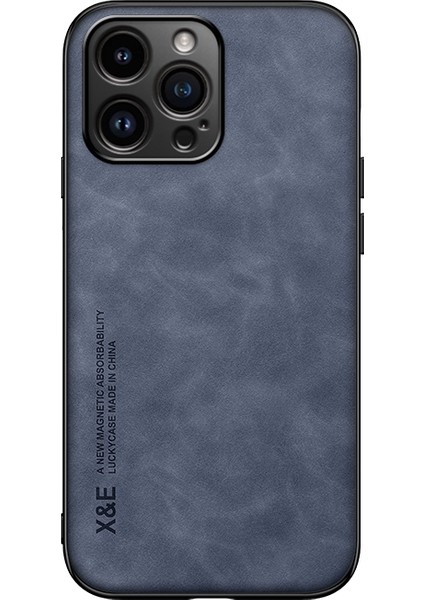 iPhone 15 Pro Max Için Manyetik Deri Arka Telefon Kılıfı (Yurt Dışından) fiyatları