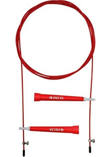 Crossfit Speed Jump Rope Çelik Telli Hızlı Kırmızı Atlama İpi fiyatları