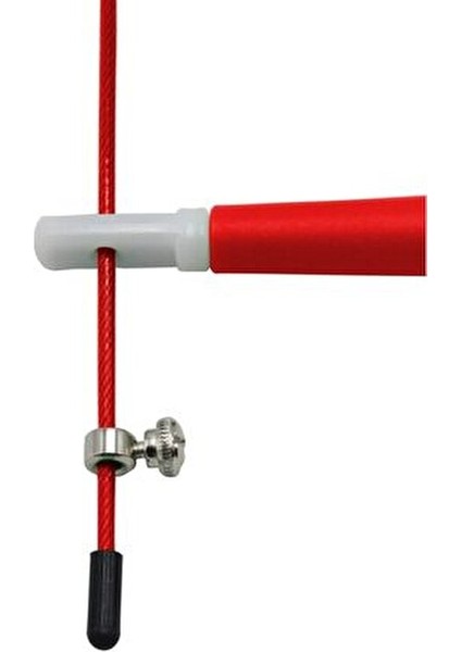 Crossfit Speed Jump Rope Çelik Telli Hızlı Kırmızı Atlama İpi modelleri