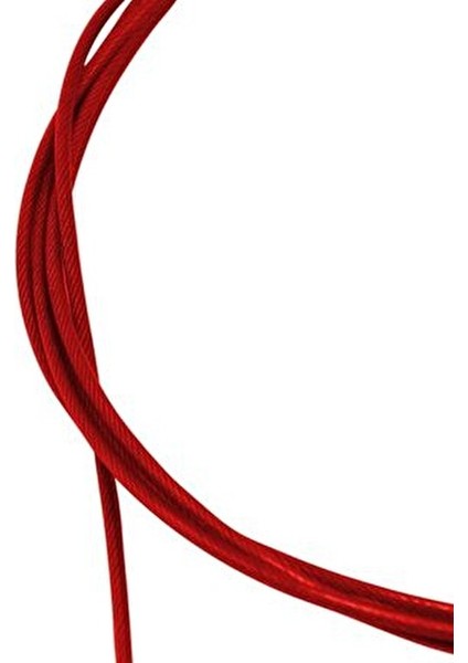 Crossfit Speed Jump Rope Çelik Telli Hızlı Kırmızı Atlama İpi fırsatları