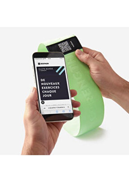 Corength Kumaş Direnç Bandı - Orta Direnç - Yeşil