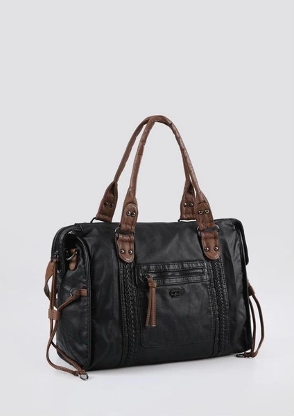 Muert Siyah Cilt Omuz Askılı El Çantası fiyatları