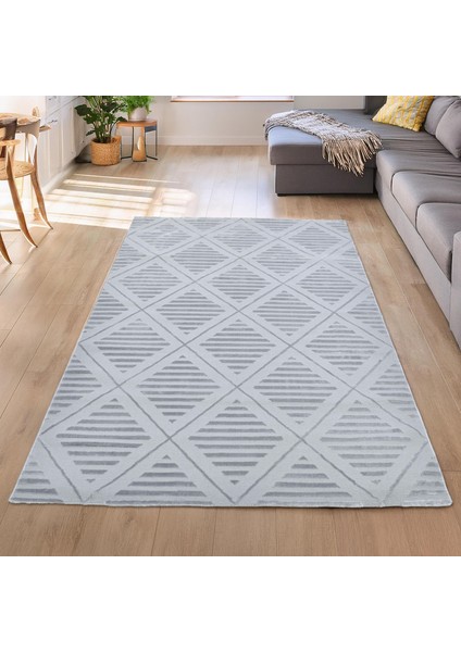 Elements Yumuşak Dokulu Iskandinav Dokuma Gri Salon Halısı Mutfak Halısı Koridor Halısı Yolluk 06A_PA48