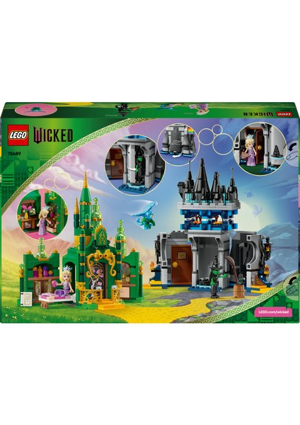 ® Wicked Emerald City ve Kiamo Ko Kalesi 75689 -9 Yaş Üzeri Çocuklar Için Figür Içeren Yaratıcı Oyuncak Yapım Seti (860 Parça) fırsatları