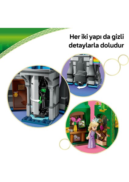 ® Wicked Emerald City ve Kiamo Ko Kalesi 75689 -9 Yaş Üzeri Çocuklar Için Figür Içeren Yaratıcı Oyuncak Yapım Seti (860 Parça)