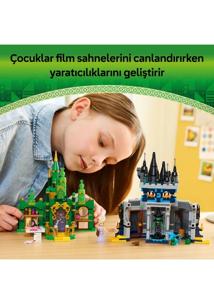 ® Wicked Emerald City ve Kiamo Ko Kalesi 75689 -9 Yaş Üzeri Çocuklar Için Figür Içeren Yaratıcı Oyuncak Yapım Seti (860 Parça)