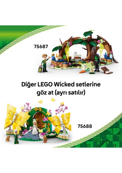 ® Wicked Emerald City ve Kiamo Ko Kalesi 75689 -9 Yaş Üzeri Çocuklar Için Figür Içeren Yaratıcı Oyuncak Yapım Seti (860 Parça)