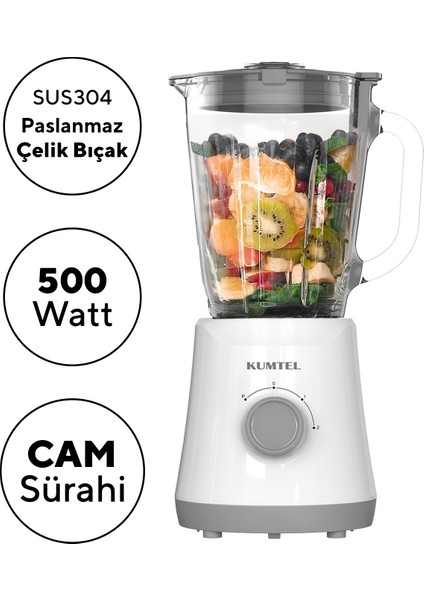Beyaz Cam Sürahili Çok Fonksiyonlu Masabaşı Blender Htb-06 fırsatları
