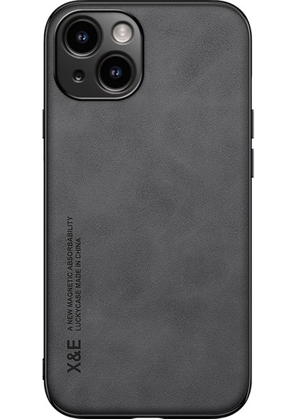 iPhone 15 Plus Için Manyetik Deri Arka Telefon Kılıfı (Yurt Dışından) fiyatları
